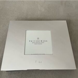 Pottery Barn Silver Plated I DO Great Memories Photo Album